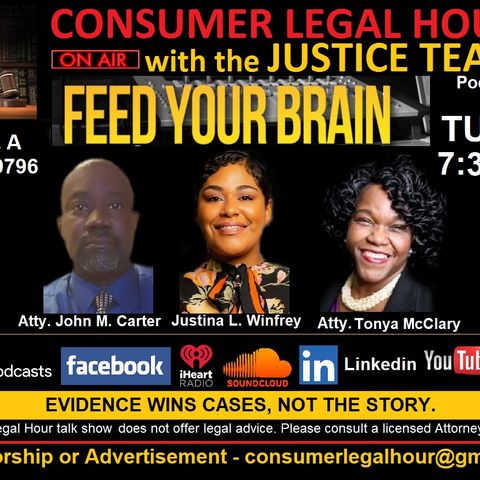 Consumer Legal Hour with the Justice Team - Join Us!