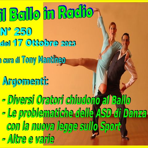 il Ballo in Radio n° 250 versione radiofonica