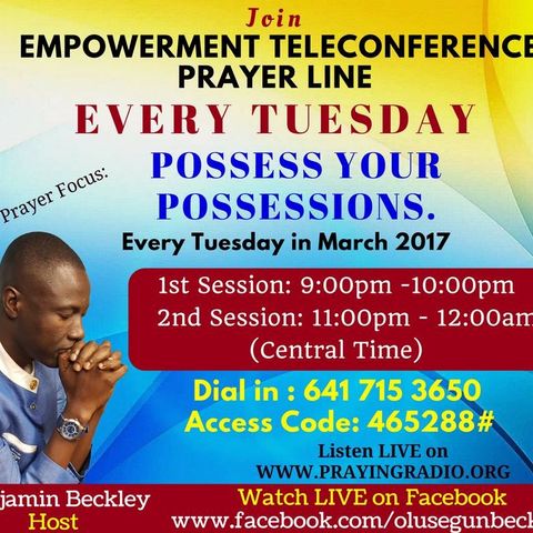 MARCH POWER NIGHT -BREAKING BARRIERS TO POSSESSING POSSESSIONS