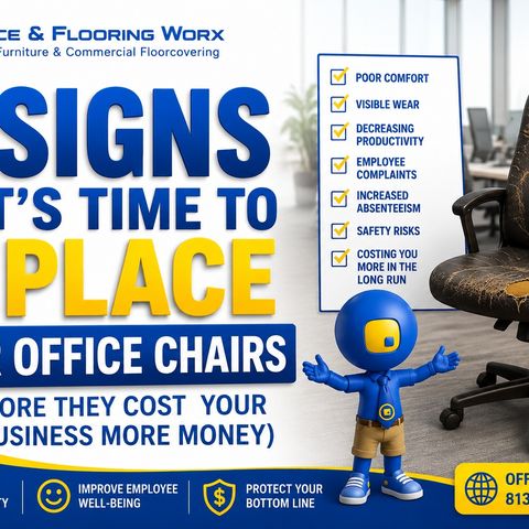 7 Signs It's Time to Replace Your Office Chairs | Office Furniture Tampa #24