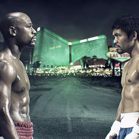 Live In Las Vegas - Mayweather Pacquiao