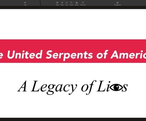 7. The United Serpents of America: Legacy of Lies