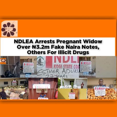 NDLEA Arrests Pregnant Widow Over ₦3.2m Fake Naira Notes, Others For Illicit Drugs ~ OsazuwaAkonedo