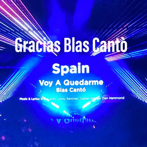 Eurovisión 2021 é finita. Gracias Blas Cantó, orgullo.