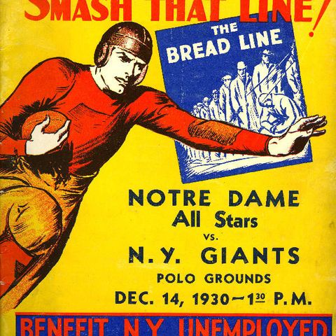 TGT Presents On This Day: December 14, 1930 Notre Dame plays the New York Giants