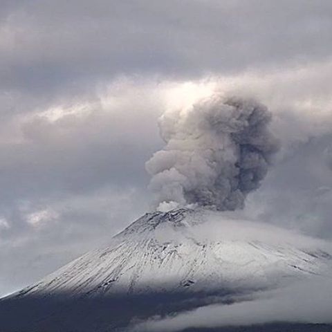 Sinaproc evalúa actividad del Popocatépetl