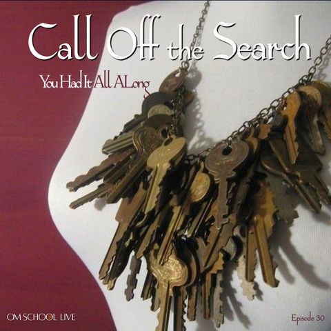 Episode 30 - Call off the Search - You Already Have It