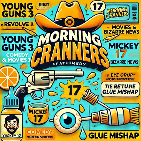 đď¸ Morning Crankers: National Days, Young Guns 3, Mickey 17, Last Breath & Glue-Eyed Chaos!