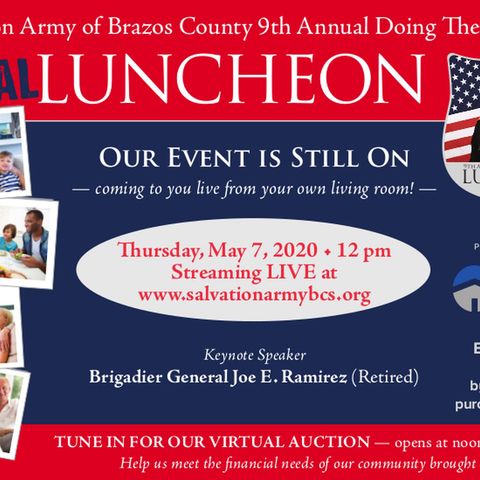 This year's B/CS Salvation Army "Doing The Most Good" luncheon fundraiser is going virtual