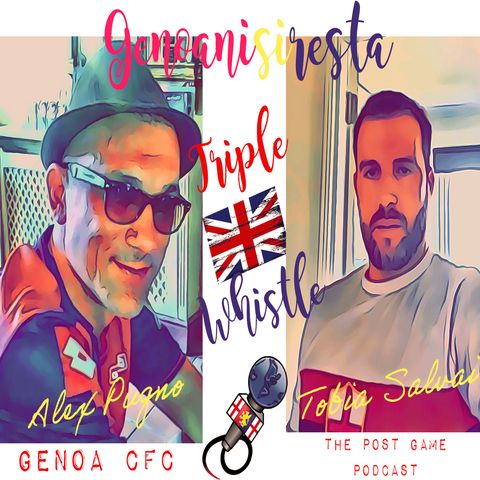 ep.7 Genoa-Cagliari. Tobia Salvai and Alex Pugno (Genoa Club UK)