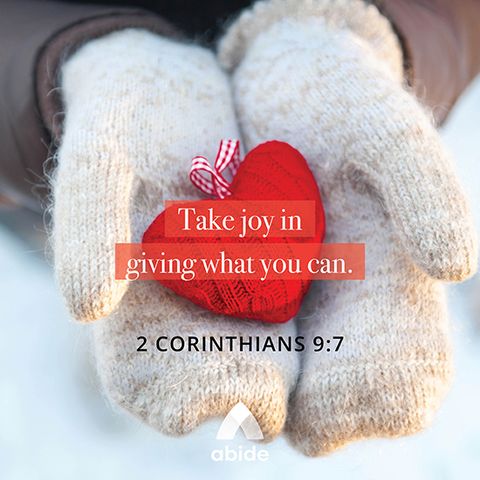 Being a Cheerful Giver