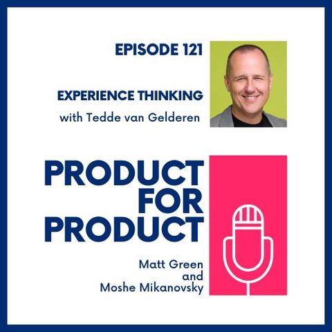 EP 121 - Experience Thinking with Tedde Van Gelderen
