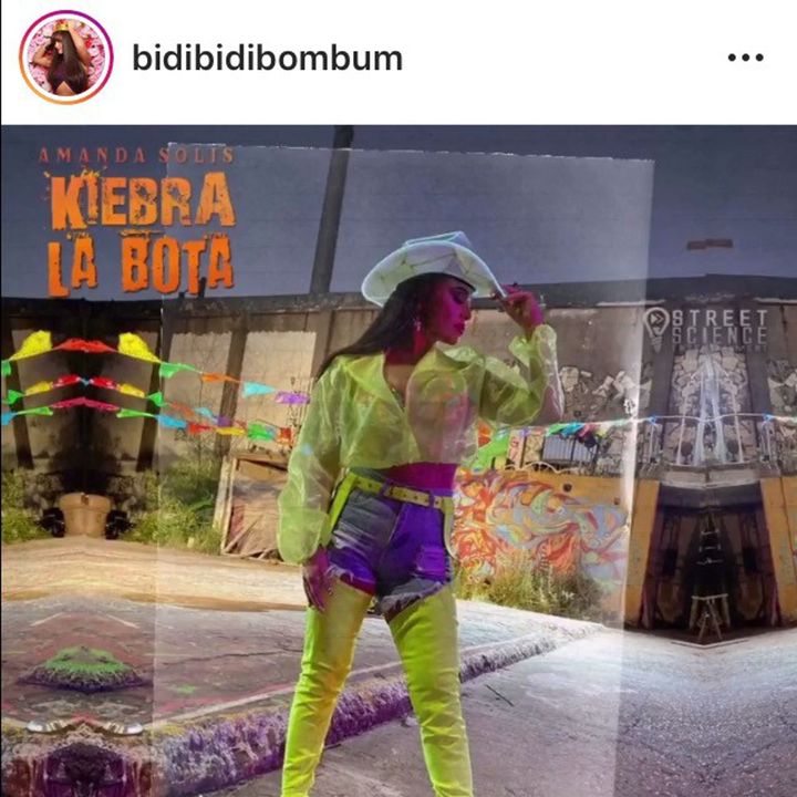 Amanda's New Single - Kiebra La Bota - 11:23:19, 4.59 PM