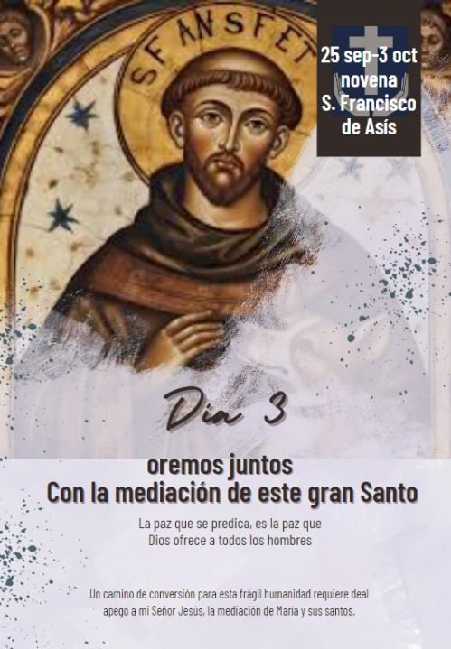 S. Francisco de Asís día 3