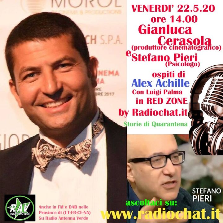 Gianluca Cerasola e Stefano Pieri ospiti di Alex Achille in RED ZONE by Radiochat.it