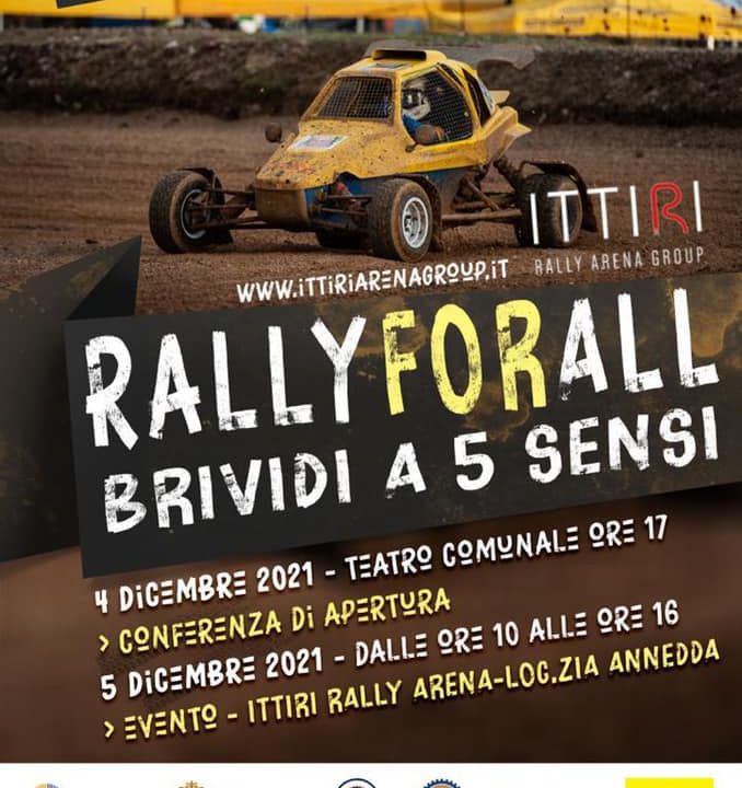 Rally for all Arena Ittiri 4-5 dicembre: Asssessore sport  comune di Ittiri dott. Cuccu
