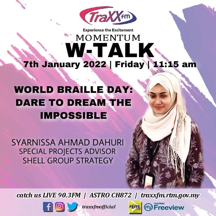 W-TALK | World Braille Day: Dare to Dream the Impossible | 7th January 2022 | 11:15 am
