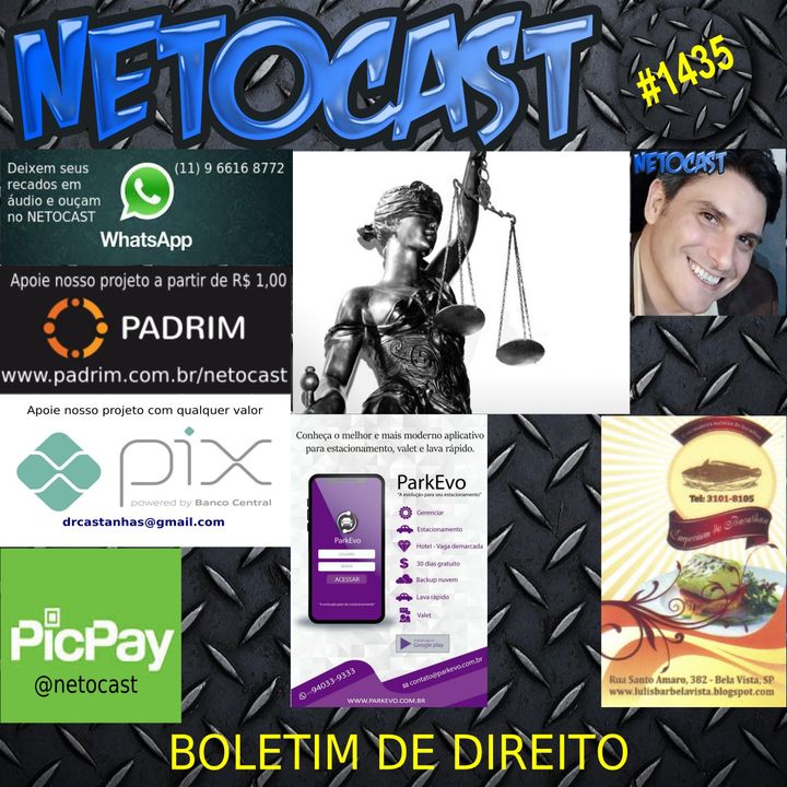 NETOCAST 1435 DE 29/06/2021 - BOLETIM DE DIREITO