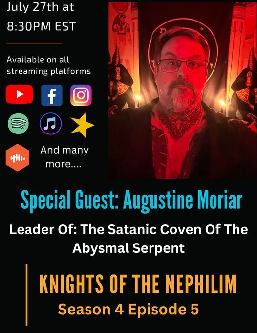KOTN-S4E5 w/ Founder and Leader of The Satanic Coven Of The Abysmal Serpent: Augustine Moriar
