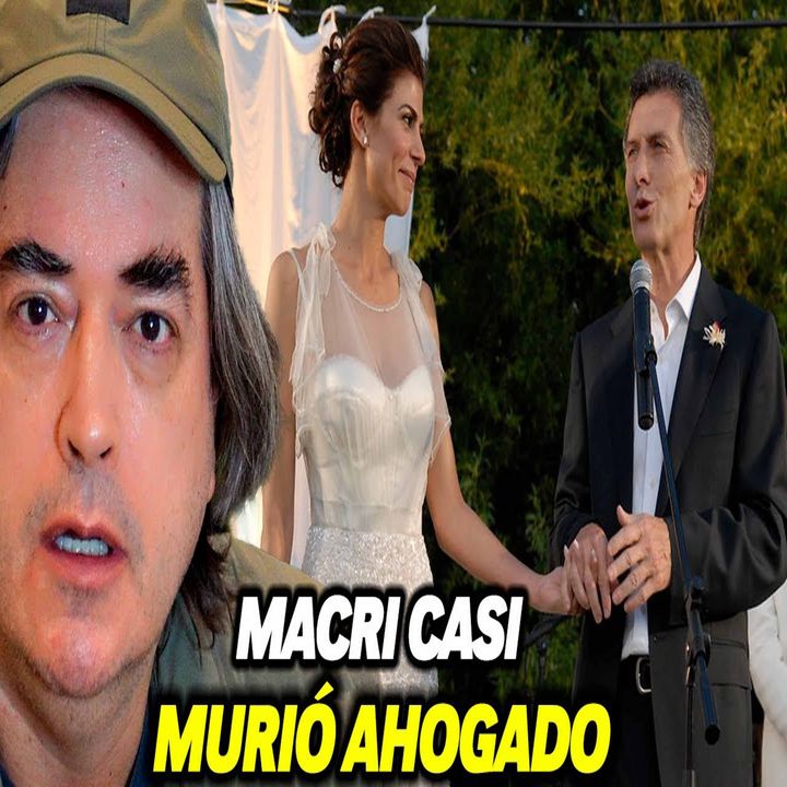 Macri casi murió ahogado en su fiesta de casamiento
