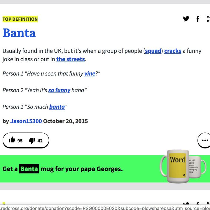 Episode 4: Good Banta with a tall Australian
