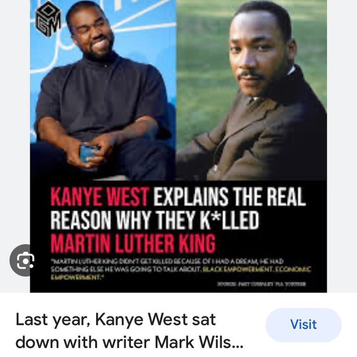 Martin Luther King would have beat Kanye’s A$$ !!!!