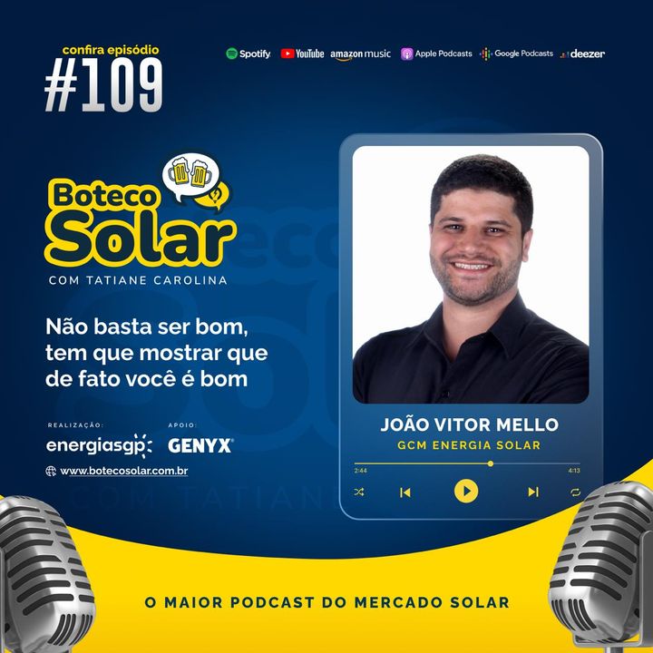EP109 - João Vitor Mello | Não basta ser bom, é preciso mostrar que é bom
