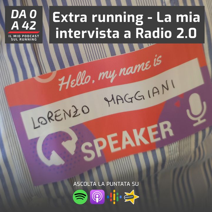 Extra running - La mia intervista a Radio 2.0