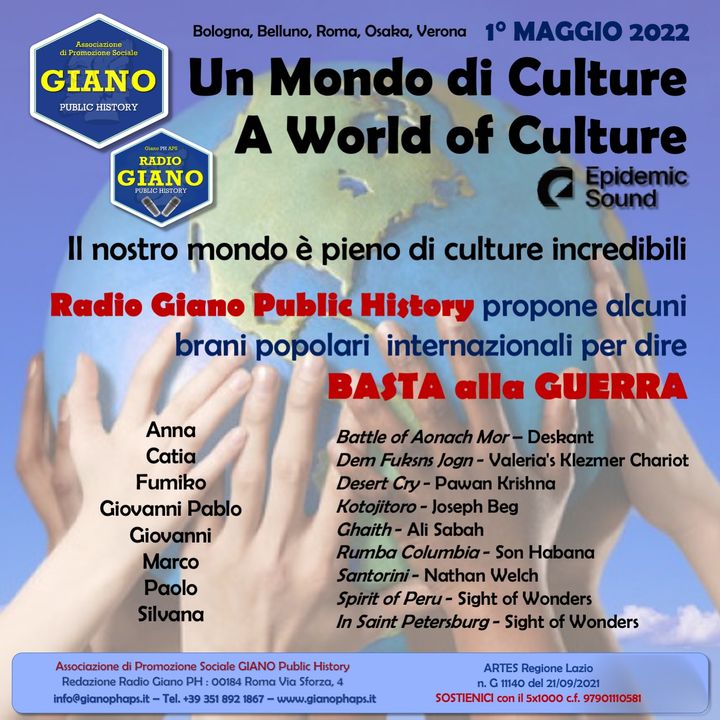 1 Maggio 2022 | Un Mondo di Culture  A World of Culture