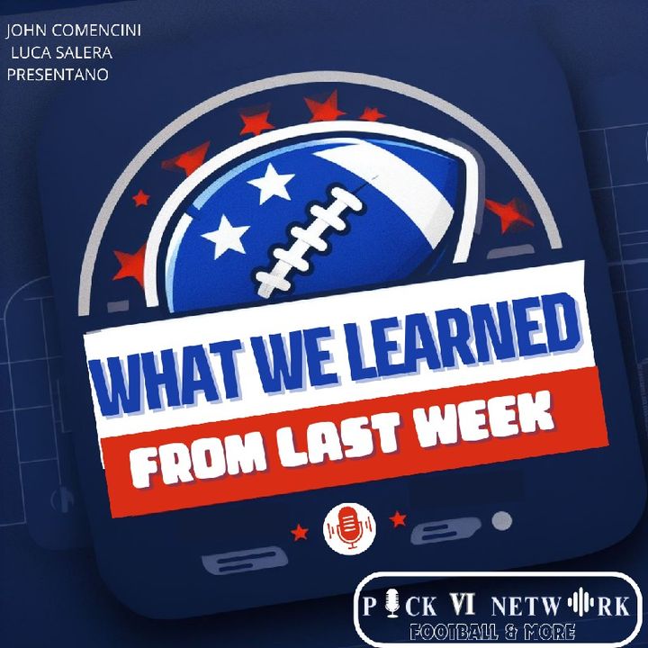 What we learn from week 6 - E01S01