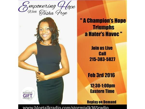 “Empowering Hope” with Tosha Frye