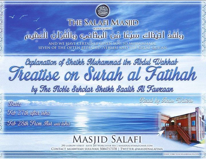 A Treatise on Surah al-Fatihah