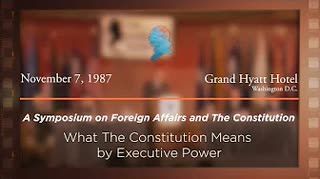Panel IV: What the Constitution Means by Executive Power [Archive Collection]