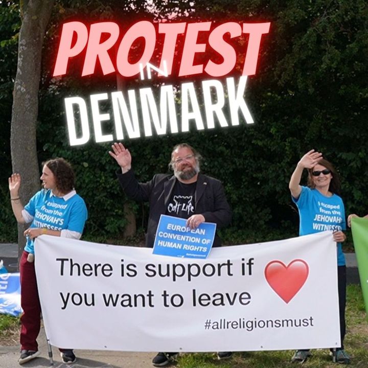 #167 Protest against the Watchtower organisation in Denmark 2023