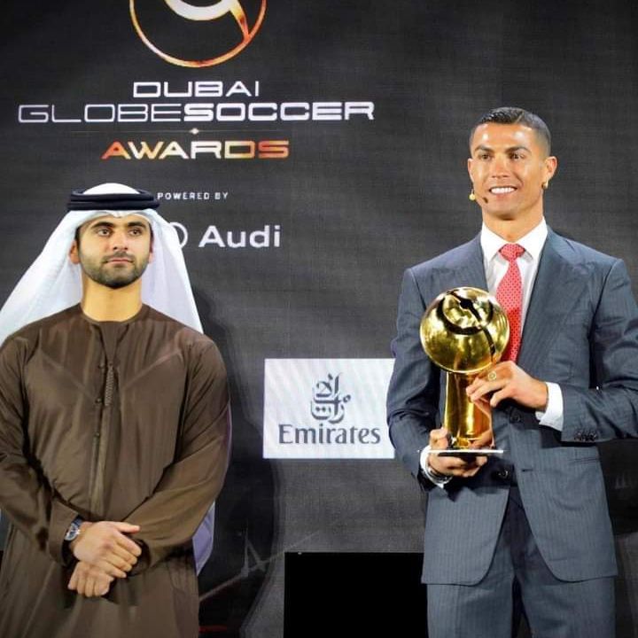 Cristiano Ronaldo Globe Soccer Award