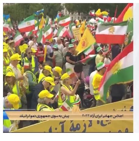 اجلاس جهانی و تظاهرات ایران آزاد در پاریس