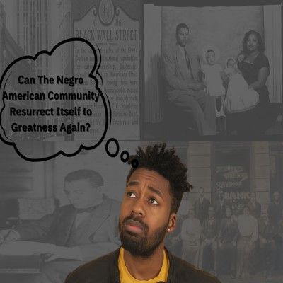 Can The Negro American Community Resurre
