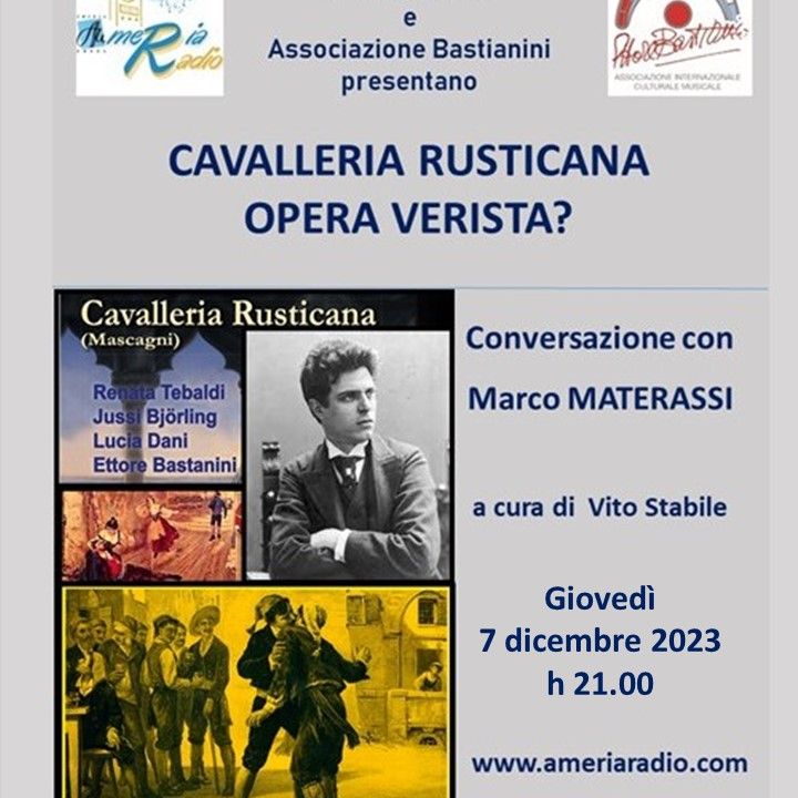 Tutto nel Mondo è Burla stasera all' Opera ALBUM Cavalleria Rusticana Opera Verista ?