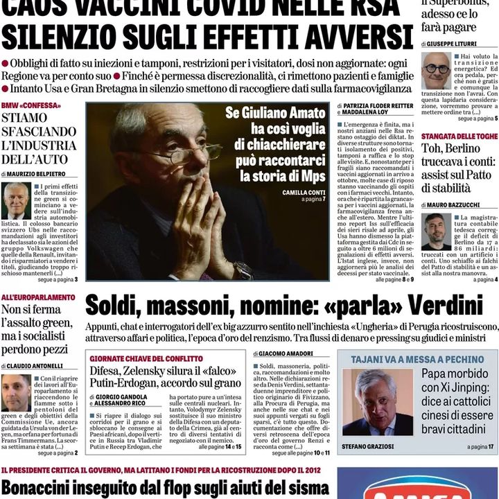 Rassegna stampa del 5 settembre 2023