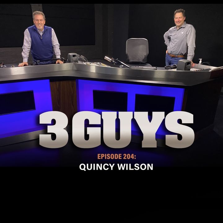 WVU's Quincy Wilson with Tony Caridi and Brad Howe