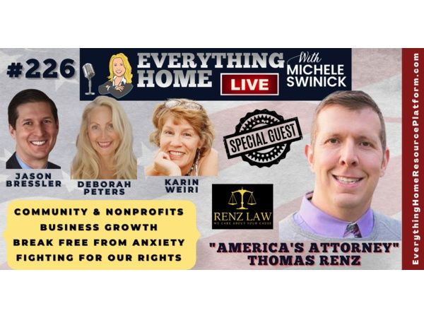 226 LIVE: Attorney Thomas Renz - Freedom Fighter + Community, Growth, Anxiety