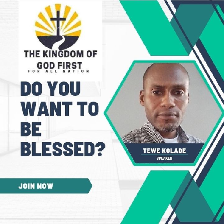 DO YOU WANT TO BE BLESSED?