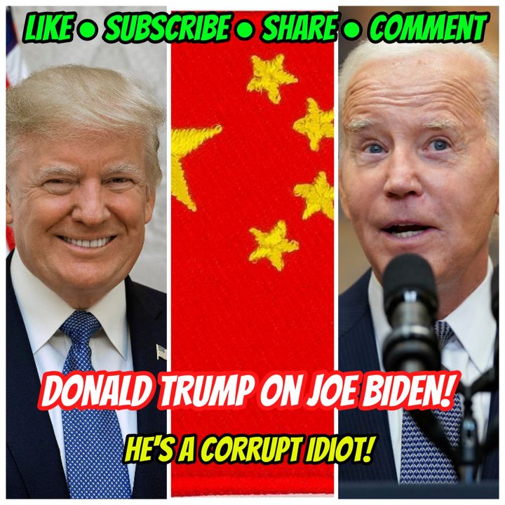 Donald Trump on Joe Biden | He's A Corrupt Idiot!