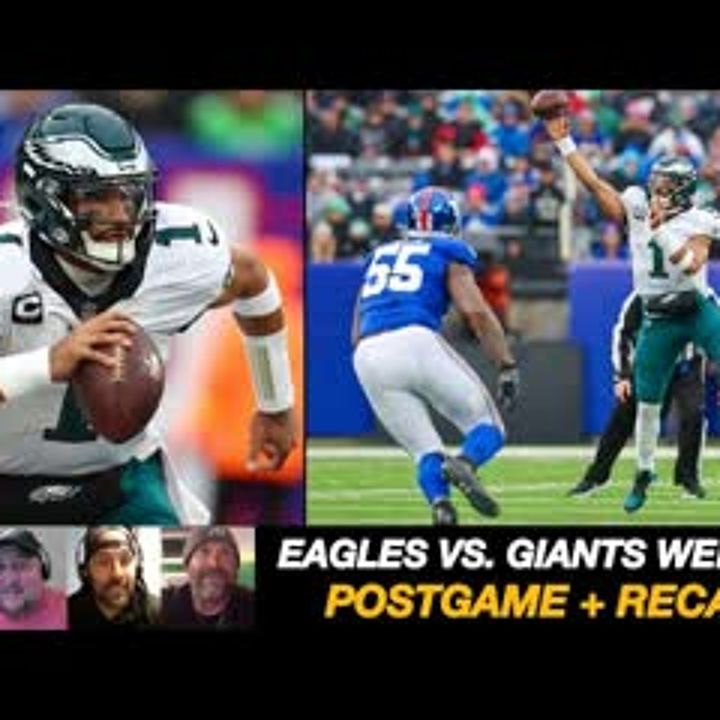 Eagles Vs Giants: WEEK 14 POSTGAME + RECAP | Philadelphia Eagles Defeat ...