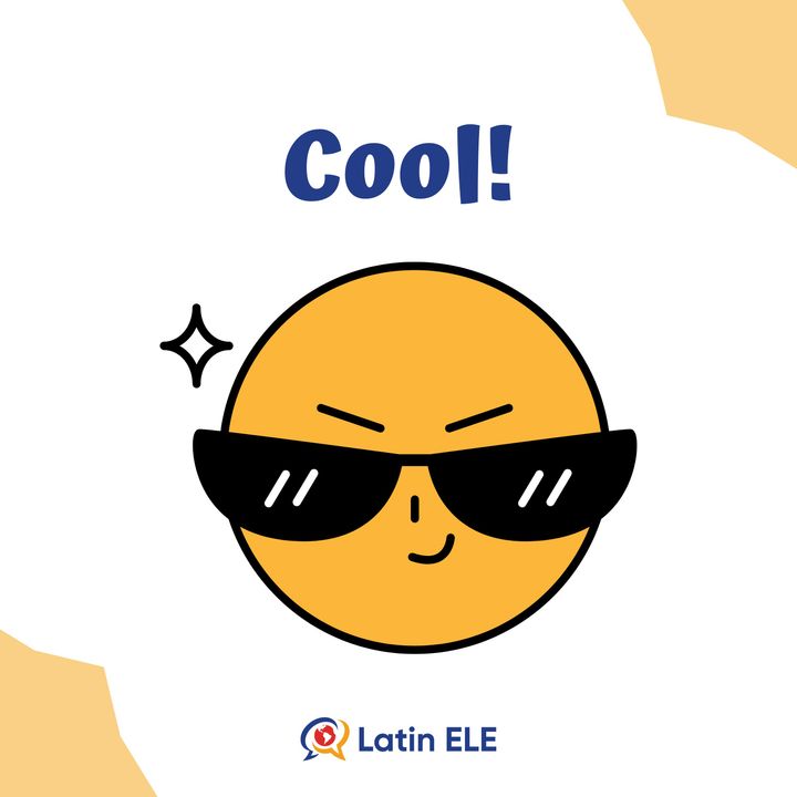 30. How to say "cool" in Spanish 😎