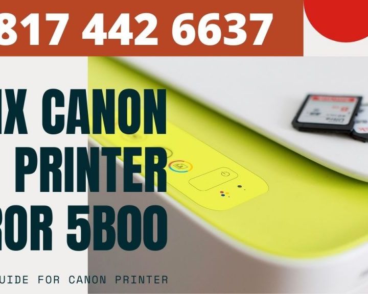 How to fix Canon printer error 5b00?