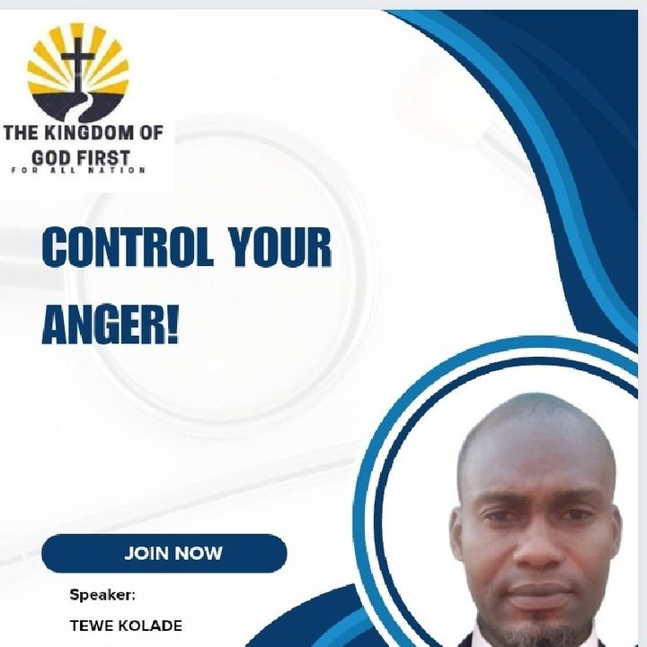 CONTROL YOUR ANGER!