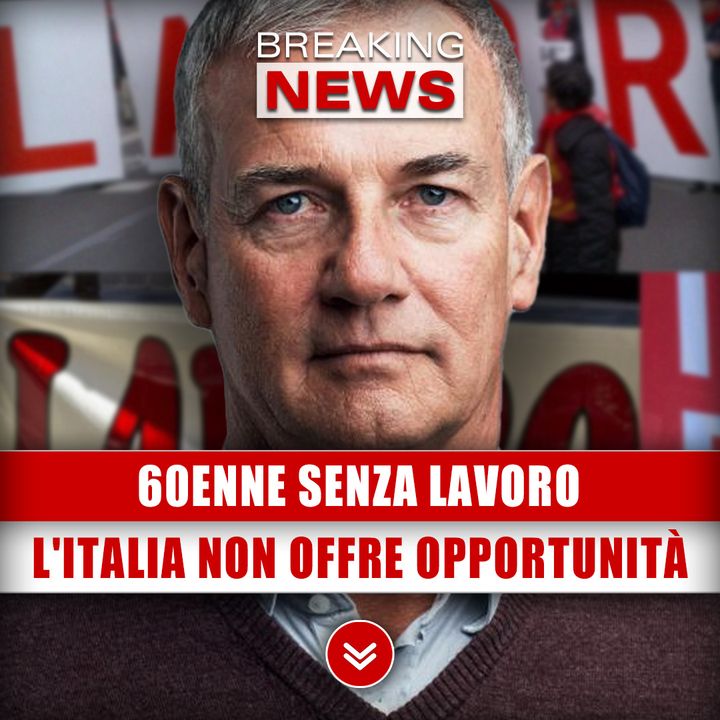 60enne Senza Lavoro: L'Italia Non Offre Opportunità!