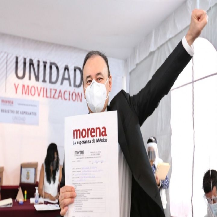 Durazo se registra como precandidato al gobierno de Sonora