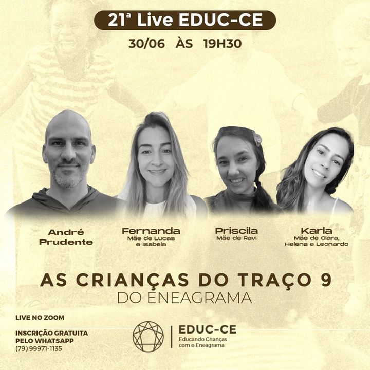 21a Live EDUC-CE: As crianças do traço 9 do eneagrama